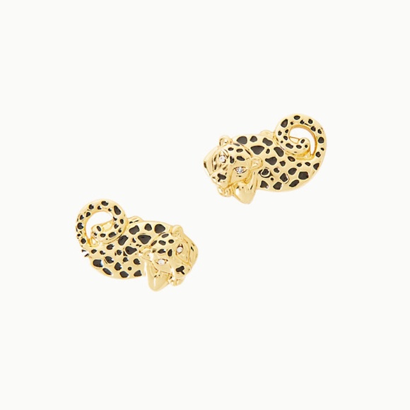 Lilly Pulitzer Jewelry - Lilly Pulitzer Leopard Post Earrings